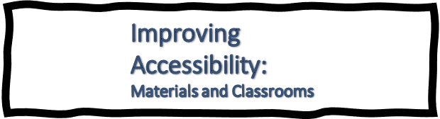 course banner for "Improving Accessibility"