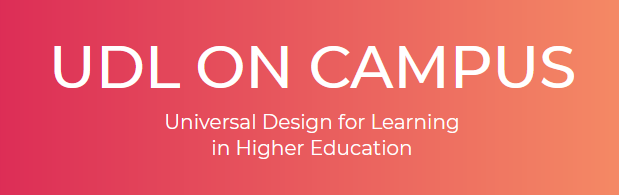UDL on Campus: Universal Design for Learning in Higher Education