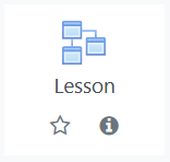 Lesson Icon - one panel with two panels branched off of the first