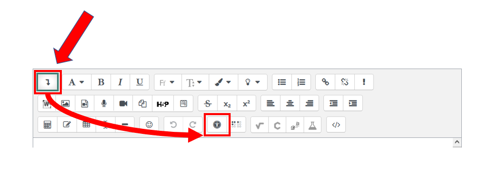 Location of Accessibility Checker in ATTO text editor panel
