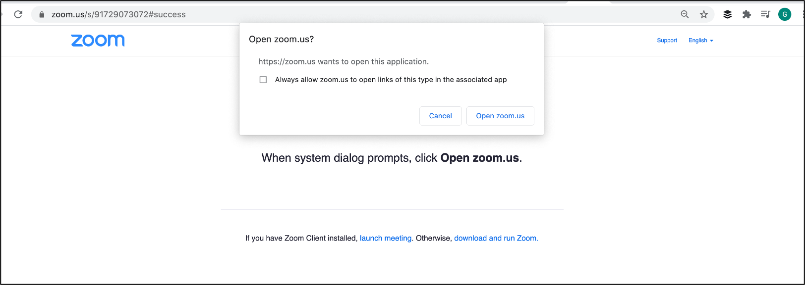 screenshot of link icon in Moodle