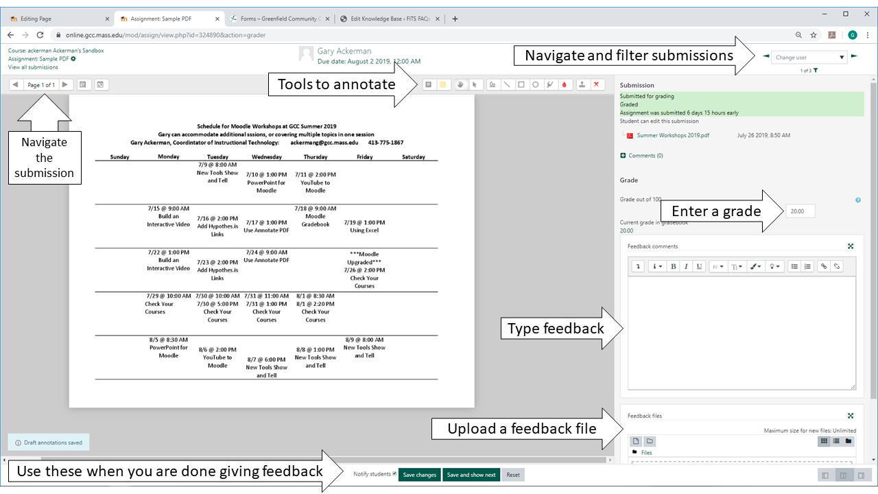 screen shot of the "Annotate PDF" window.