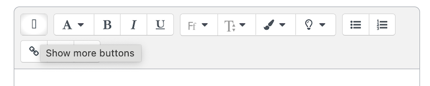show more buttons button highlighted