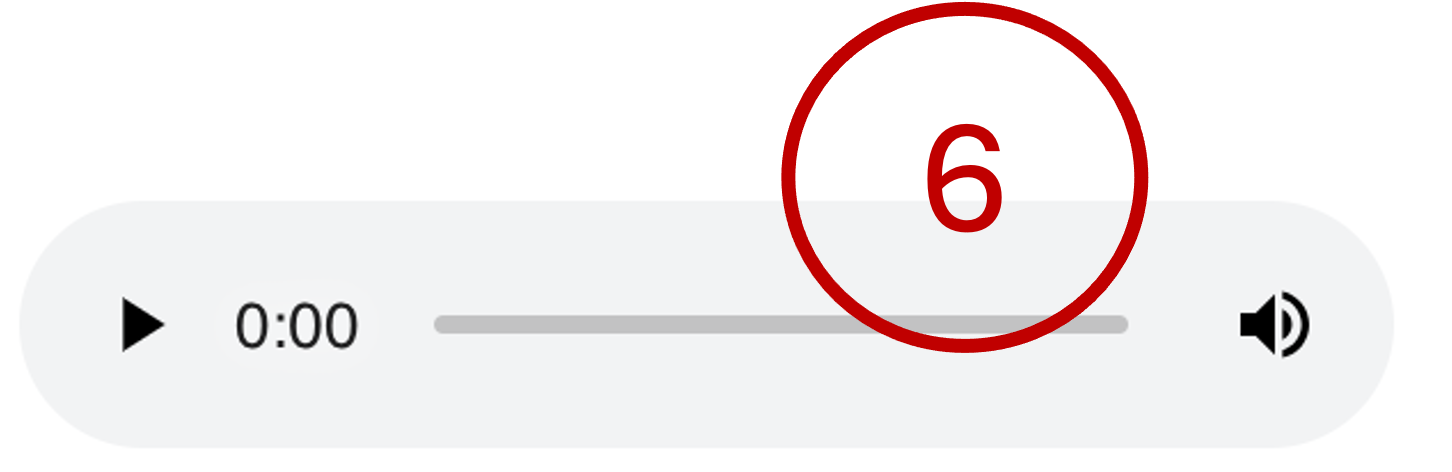 the audio player added to ATTO items